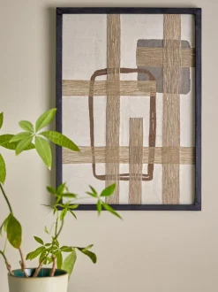 Bilder Mit Rahmen|DAHEIM Wandbild 50 x 70 cm Bie Braun