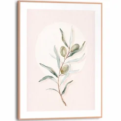 Wandbild 30 x 40 cm Circle Olives<Reinders Clearance