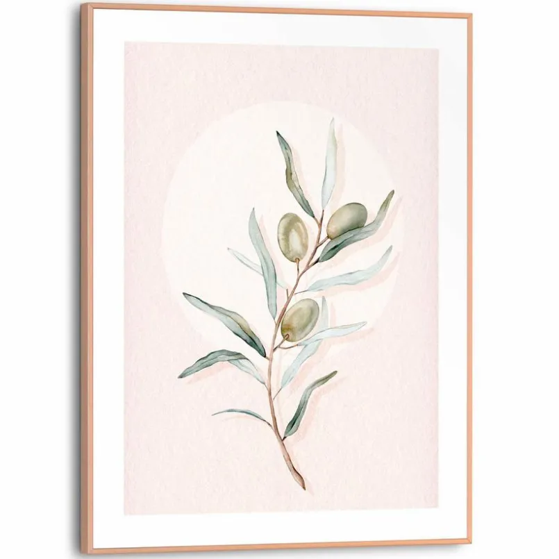 Wandbild 30 x 40 cm Circle Olives<Reinders Clearance