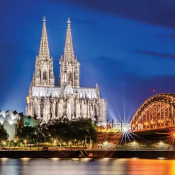 Wandbild 30 x 30 cm Cologne cathedral VIII<EUROART Outlet