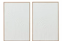 Bilder Mit Rahmen|DAHEIM Wandbild 60 x 90 cm Elise Weiß