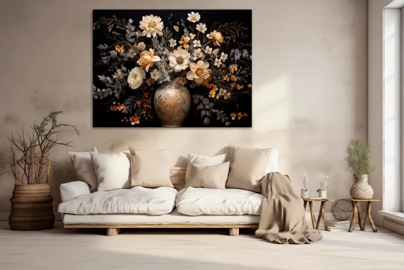 Wandbild 100 x 135 cm Floral Composition II<EUROART Outlet