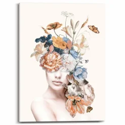Wandbild 50 x 70 cm Floral Lady Glamour<Reinders Online