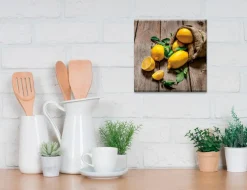 Wandbild 30 x 30 cm Fresh Lemon V<EUROART Hot