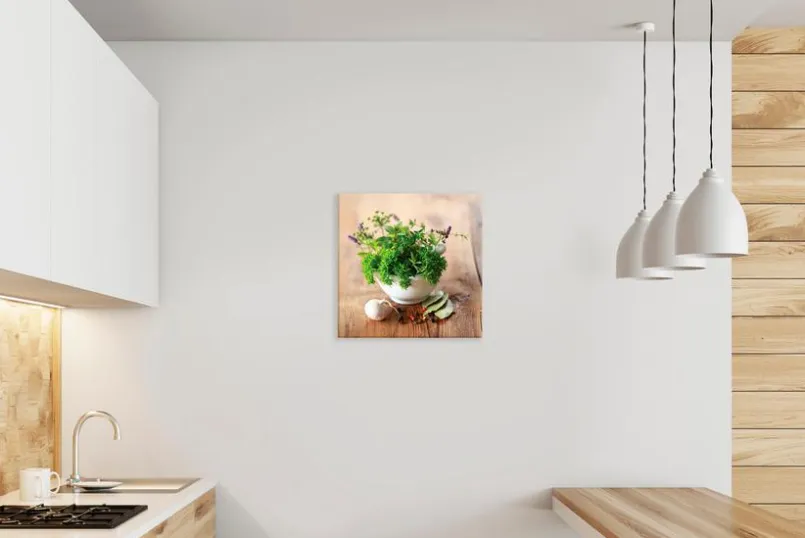 Wandbild 30 x 30 cm Herbs II<EUROART Outlet