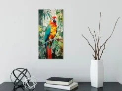 Wandbild 20 x 40 cm Jungle Parrot IV<EUROART Clearance