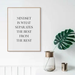 Wandbild 30 x 40 cm Mindset<Reinders Online