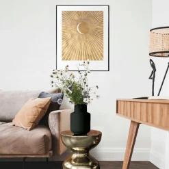 Bilder Mit Rahmen|Reinders Wandbild 40 x 50 cm Moon Gold