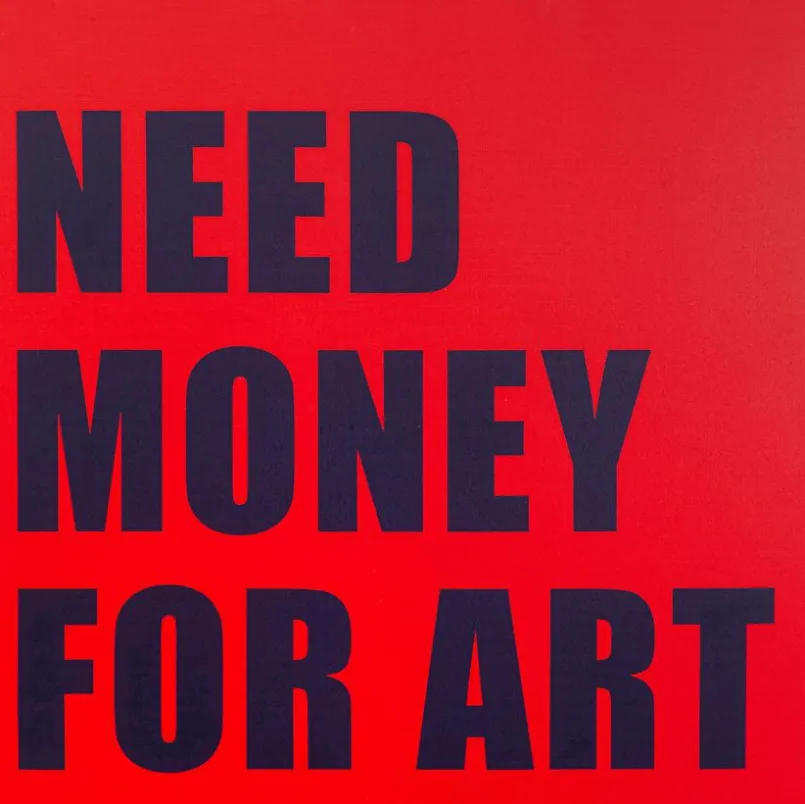 Bilder Mit Rahmen|Bilder Nach Themen|KARE DESIGN Wandbild 83 x 84 cm Need Money 56789 Rot