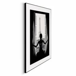 Reinders Bilder Mit Rahmen|Bilder Nach Themen-Wandbild 50 x 70 cm Paris Balcony Schwarz