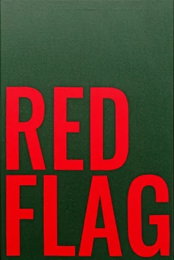 Bilder Mit Rahmen|Bilder Nach Themen|KARE DESIGN Wandbild 40 x 60 cm Red Flag 56791 Grün
