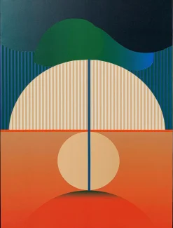 Wandbild 75 x 100 cm Sunrise 55426<KARE DESIGN Hot