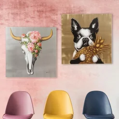 Wandbild 80 x 80 cm Touched Dog<KARE DESIGN Sale