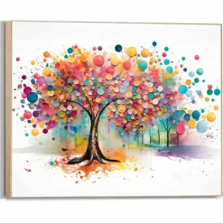 Wandbild 50 x 40 cm Tree of Colours<Reinders