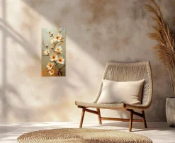 Wandbild 20 x 40 cm White Flowers II<EUROART Best