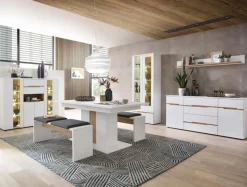 Innostyle Wohnwände & Tv-Lowboards-Wandboard Memphis Weiß