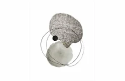 DAHEIM Bilder Ohne Rahmen-Wanddeko Dot & Structure Grau