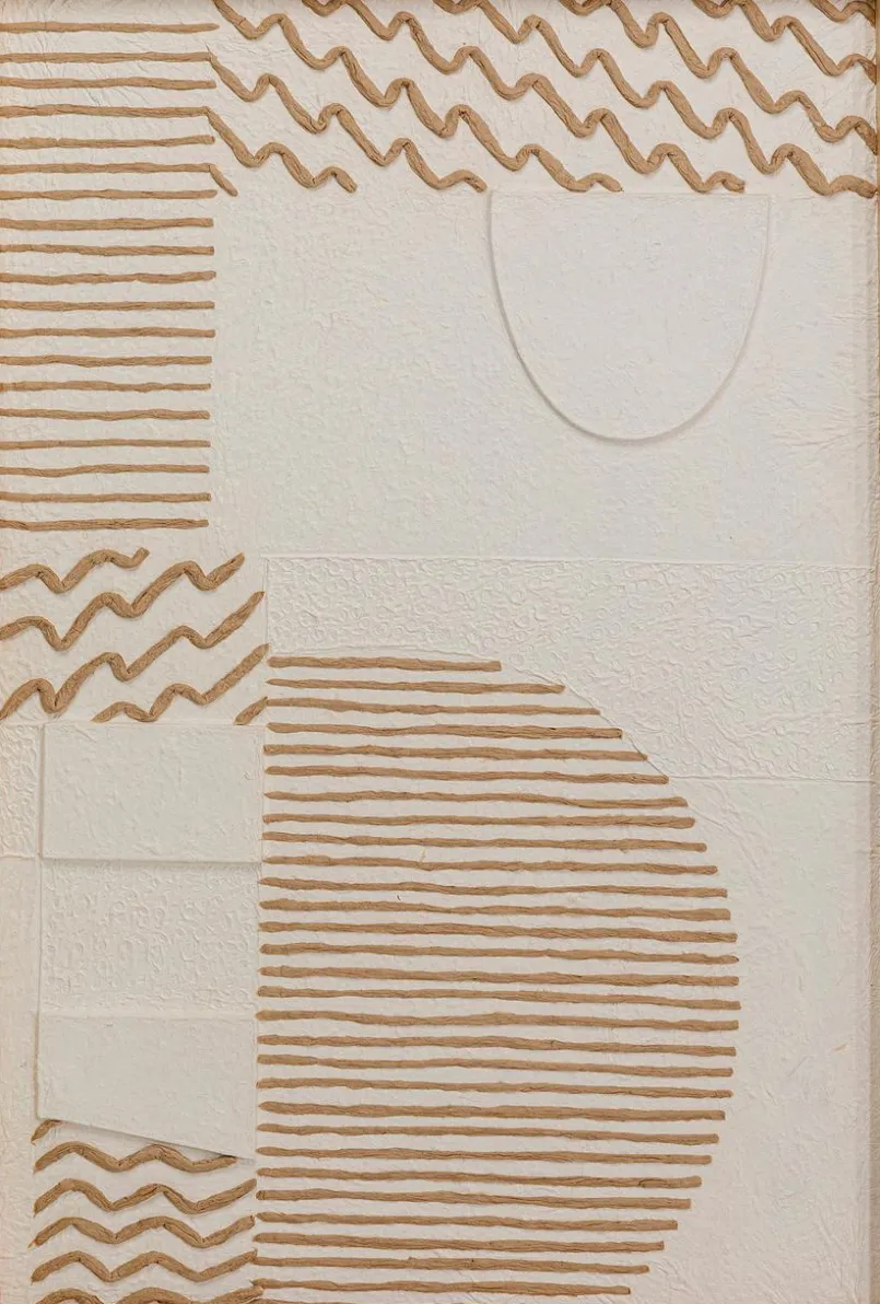 KARE DESIGN Wandobjekte-Wanddeko Waves Beige