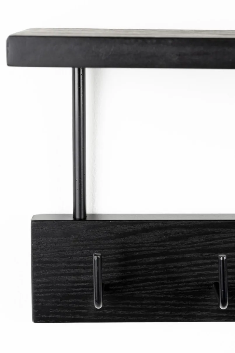 Zuiver Garderobenständer & -Haken-Wandgarderobe Joben Schwarz