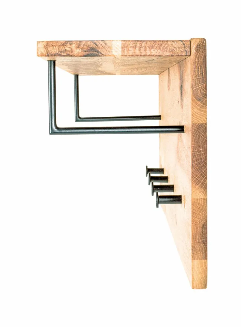 Haku Garderobenständer & -Haken-Wandgarderobe Turin Eiche