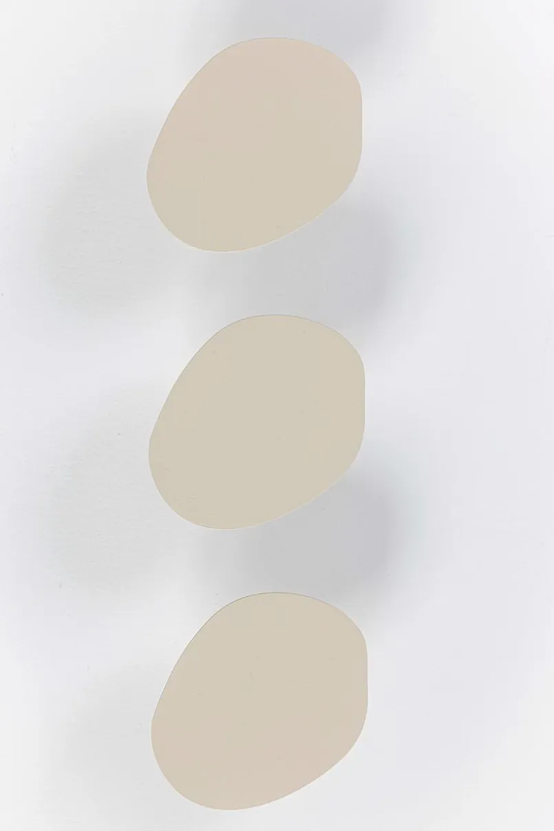 Metallbude Garderobenständer & -Haken-Wandhaken 3er-Set Lou Cashew