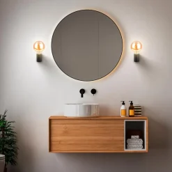 Briloner Wandleuchten-Wandleuchte Donga Schwarz