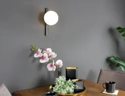 Wandleuchten|Eco-Light Wandleuchte Pluto Schwarz