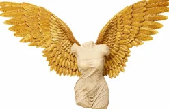 Wandobjekte|Hängende Deko|KARE DESIGN Wandobjekt Gela Angel 53724 Gold