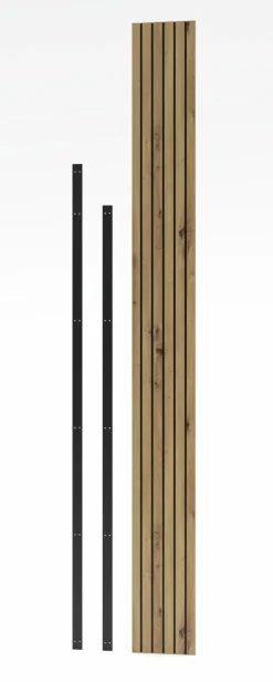 Wohnconcept Wohnwände & Tv-Lowboards-Wandpaneel Paola Artisan-Eiche