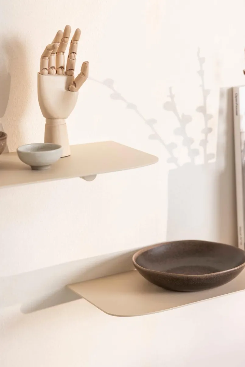 Regale|Metallbude Wandregal Lenn 40 x 17 Cashew