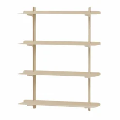 Metallbude Badregale|Regale-Wandregal Linara Cashew