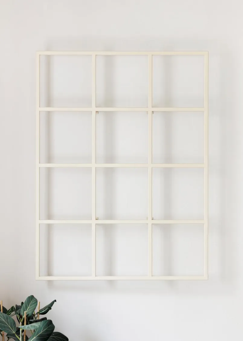 Badregale|Praktisch Im Flur|Metallbude Wandregal Rivo Cashew