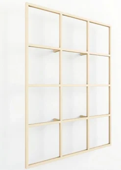Badregale|Praktisch Im Flur|Metallbude Wandregal Rivo Cashew