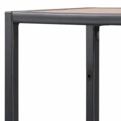 Regale|Regale|Actona Wandregal Seaford Schwarz / Eiche