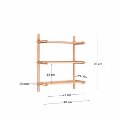 Regale|Regale|Kave Home Wandregal Sitra Eiche