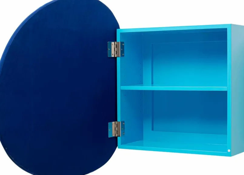 Praktisch Im Flur|Praktisch Im Schlafzimmer|KARE X KARIM RASHID Wandschrank Nimbus 70869 Blau
