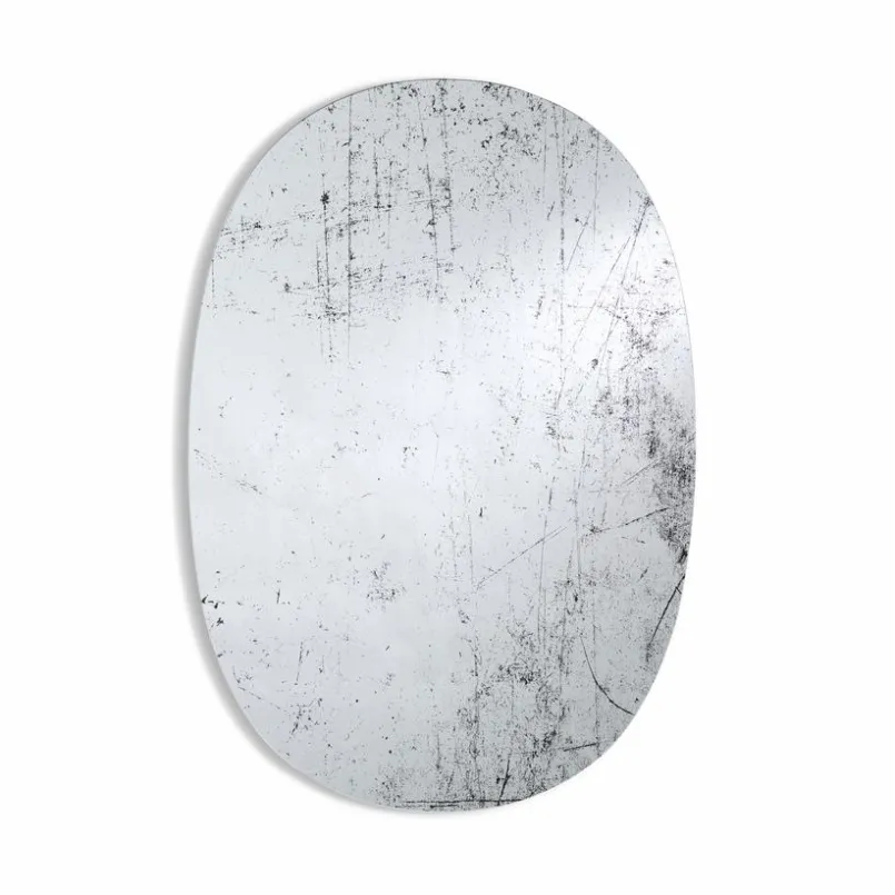 DEKNUDT MIRRORS Wandspiegel-Wandspiegel Grunge Transparent