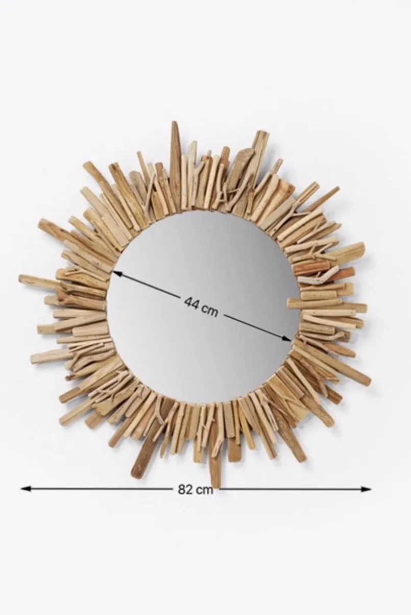 Wandobjekte|Wandspiegel|KARE DESIGN Wandspiegel Legno 83248 Natur