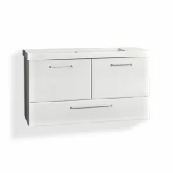 Waschbeckenunterschränke|Pelipal Waschbeckenunterschrank Quick 341 Weiß / Hochglanz