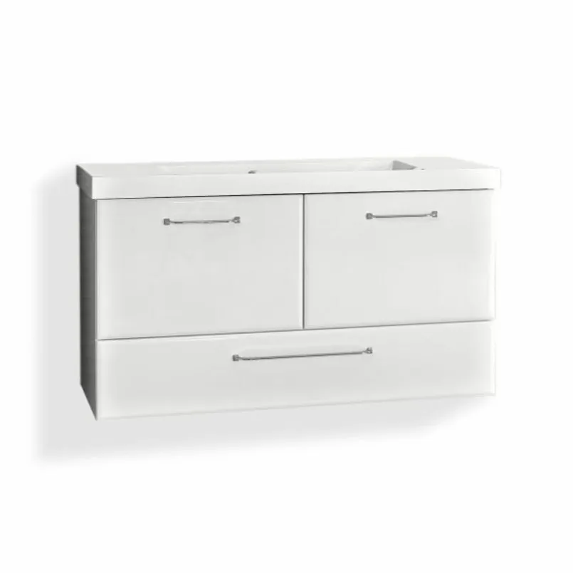 Waschbeckenunterschränke|Pelipal Waschbeckenunterschrank Quick 341 Weiß / Hochglanz