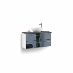 Waschbeckenunterschränke|Pelipal Waschtischkombination Leonardo living 116 Metallic