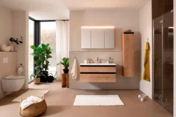 Waschbeckenunterschränke|SCHÖNER WOHNEN-Kollektion Waschtischkombination Stockholm Eiche