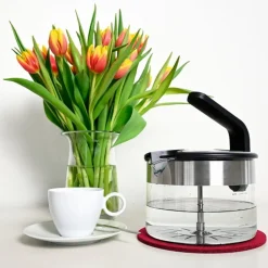 Wasserkocher|Töpfe-Wasserkocher Kezzel 1500 ml Silber