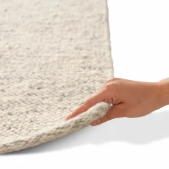 Allgäuer Teppichmanufaktur Natur(Look) Teppiche-Webteppich Alpina Elegance 200 x 250 cm Grau