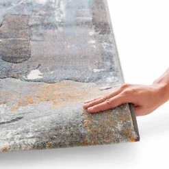 Vintage Teppiche-Webteppich Best off Argentum 240x330 cm Blau