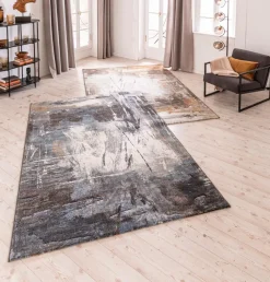 Vintage Teppiche-Webteppich Best off Argentum 240x330 cm Blau