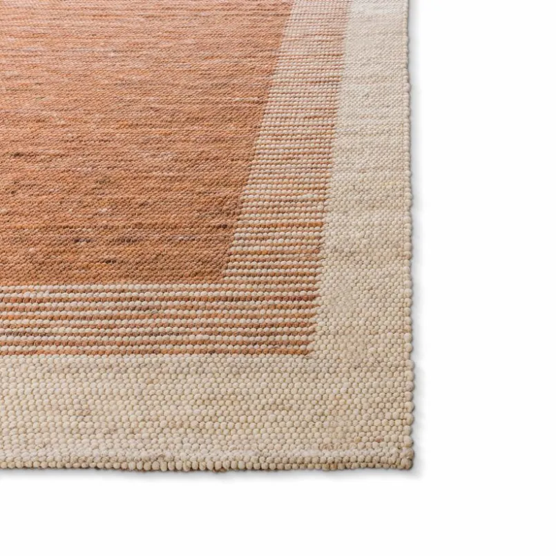 Paulig Teppiche Natur(Look) Teppiche-Webteppich Double D 200 x 300 cm Terra