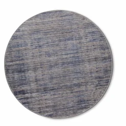 Moderne Teppiche-Webteppich Etena Ø 160 cm Blau