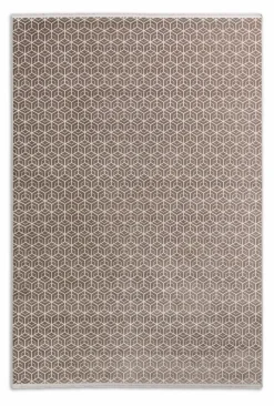 JOOP! Moderne Teppiche-Webteppich Metric 140 x 200 cm Taupe