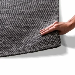 Natur(Look) Teppiche|TISCA Webteppich Respect Meadow 200 x 300 cm Schwarz